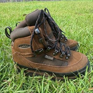 Cabela's Brown Hiking Boots for youth size 3